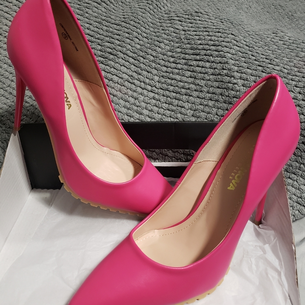 Hot Pink Stilettos Pumps